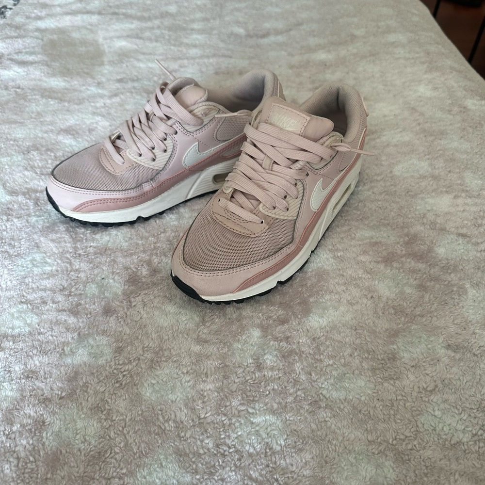 Nike Pink Air Max Sneakers with Mesh Overlays